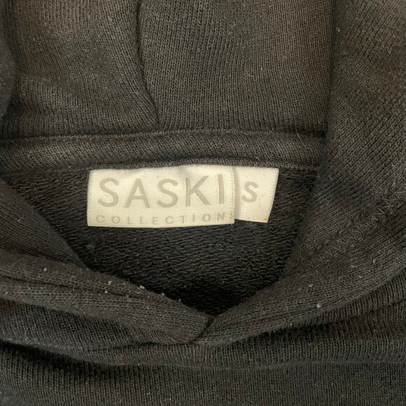 Saski Collection Black Cropped Hoodie Logo Small – 17.5" Chest 15" Length 2020 - Picture 6 of 8